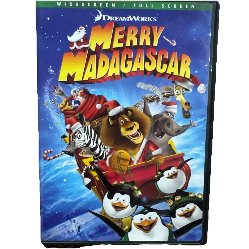 Merry Madagascar (DVD, 2009) Christmas